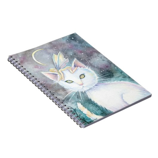 Cat and Fairy Notebook Notizblock (Rechte Seite)