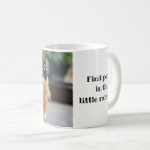 Cat and Feather Tasse (VorderseiteRechts)