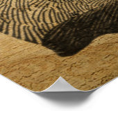 Cat and Fiddle Vintage französische Postkarten-Pos Poster (Ecke)