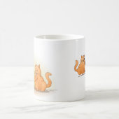 Cat and fish; aan het raampje zitten kaffeetasse (Mittel)