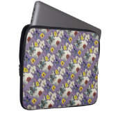 Cat and flowers Laptop Sleeve 13" (Vorne Rechts)