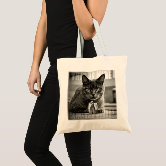 cat and green pepper tragetasche (Vorderseite (Produkt))