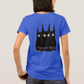 Cat and Halloween T-Shirt (Rückseite)