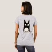 Cat and Halloween T-Shirt (Schwarz voll)