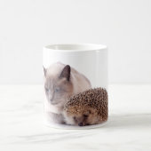 Cat and Hedgehog Kaffeetasse (Mittel)