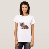 cat and hedgehog T-Shirt (Vorne ganz)