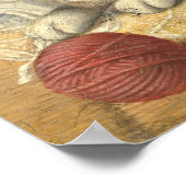 Cat and Kittens - American Fine Art Poster (Ecke)