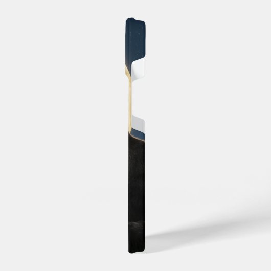 cat and moon phone case iPhone hülle (Linke Seite)