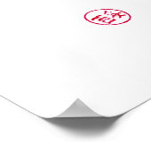 Cat and Mouse begegnen Sumie-Malerei Poster (Ecke)