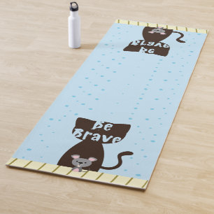Cat and Mouse Brave Custom Yoga Mat Yogamatte
