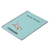 Cat and Mouse Cartoon Notizblock (Linke Seite)