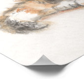 Cat and Mouse design on a Poster / Print (Ecke)