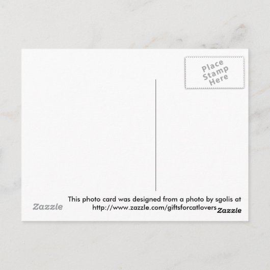 Cat and Mouse Erntedank / Give Dankage Collage Postkarte (Rückseite)