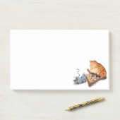 Cat and Mouse Ping Schach Post it Notes Post-it Klebezettel (Auf Schreibtisch)