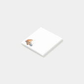 Cat and Mouse Playing Schach Cartoon Zeichnend Post-it Klebezettel (angewinkelt)