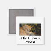 Cat and Mouse Spaß Magnet (Vorderseite/Rückseite)