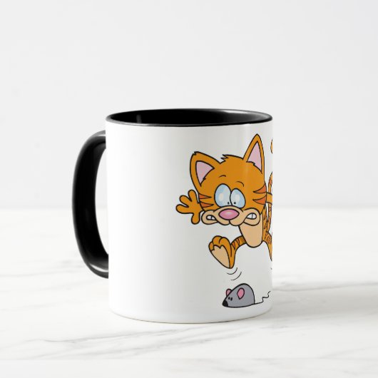 Cat and Mouse Tasse (Vorderseite Links)