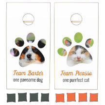 Cat and/or Dog Custom Foto Cornhole Set