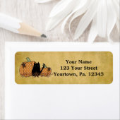 Cat and Pumpkins adressieren Labels (Insitu)