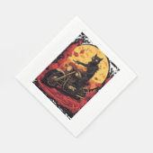 Cat and Red Bike - Colin Serviette (Ecke)