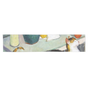 Cat and Still Life, August Macke Kurzer Tischläufer