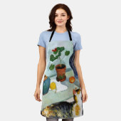 Cat and Still Life, August Macke Schürze (Getragen)