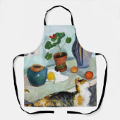 Cat and Still Life, August Macke Schürze (Vorderseite)