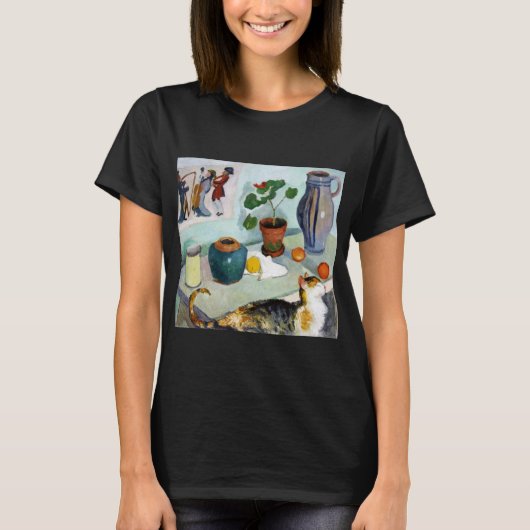 Cat and Still Life, August Macke T - Shirt (Vorderseite)