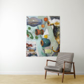 Cat and Still Life, August Macke Wandteppich (Beispiel)