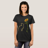 Cat and Sunflower You Are My Sunshine T-Shirt (Vorne ganz)