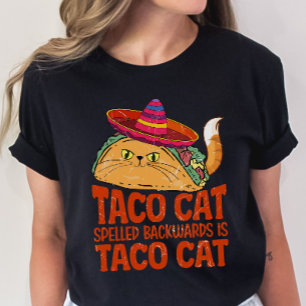 Cat and Taco Lover Shirt, Funny Taco Pub T-Shirt