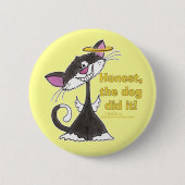 Cat Angel Button (Vorderseite)