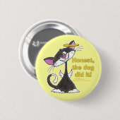 Cat Angel Button (Vorne & Hinten)