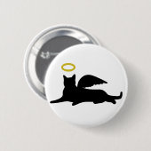 Cat Angel Button (Vorne & Hinten)