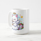 Cat Angel Kaffeetasse (Vorderseite Links)