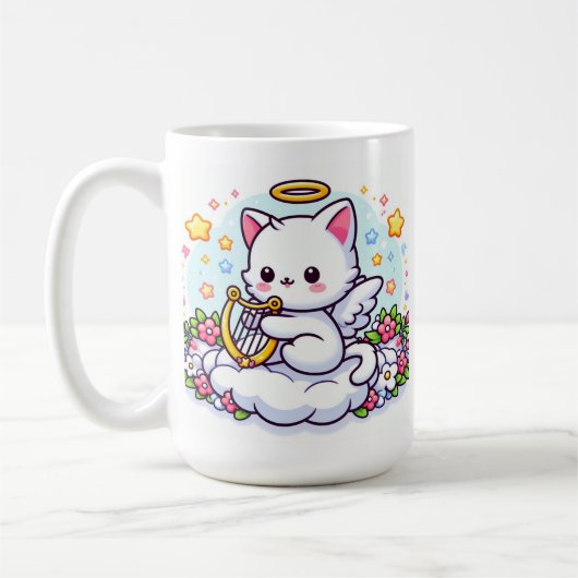 Cat Angel Kaffeetasse (Links)