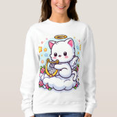 Cat Angel Sweatshirt (Vorderseite)