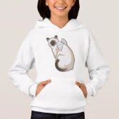 Cat Angel wings Hoodie (Vorderseite)