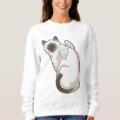 Cat Angel wings Sweatshirt (Vorderseite)