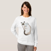 Cat Angel wings T-Shirt (Vorne ganz)