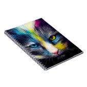 Cat Animal Discovery Adventure Nature Planet Notizblock (Rechte Seite)