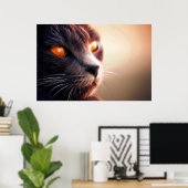 Cat Animal Foto Nature Wall Poster (Heimbüro)