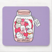 Cat Antidepressant Funny Cat Lover Gift Mousepad (Vorne)