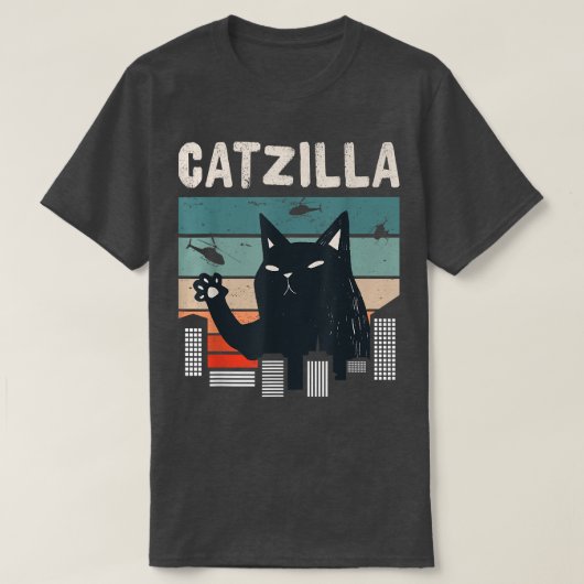 Cat Apparel Catzilla T-Shirt (Design vorne)