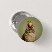 Cat Apple Button (Vorne & Hinten)