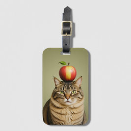 Cat Apple Gepäckanhänger