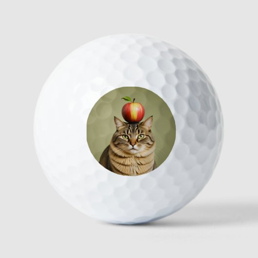 Cat Apple Golfball (Vorderseite)