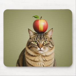 Cat Apple Mousepad
