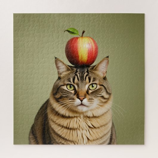 Cat Apple Puzzle (Vertikal)