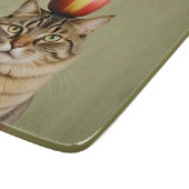 Cat Apple Schneidebrett (Ecke)